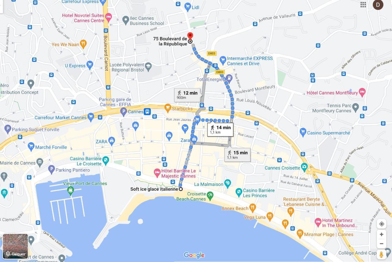 Superbe Appartement Idealement Situe A Cannes Dış mekan fotoğraf